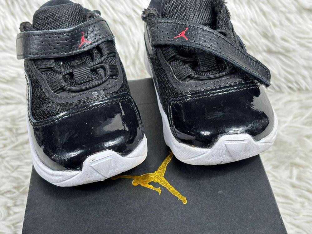 Jordan 1 Retro High OG Shoes Toddler Size 5C Black Strap CT7090-006 Sneakers